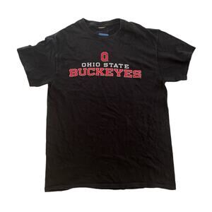 Ohio State Buckeyes Black T Shirt Men's Size Small Athletic